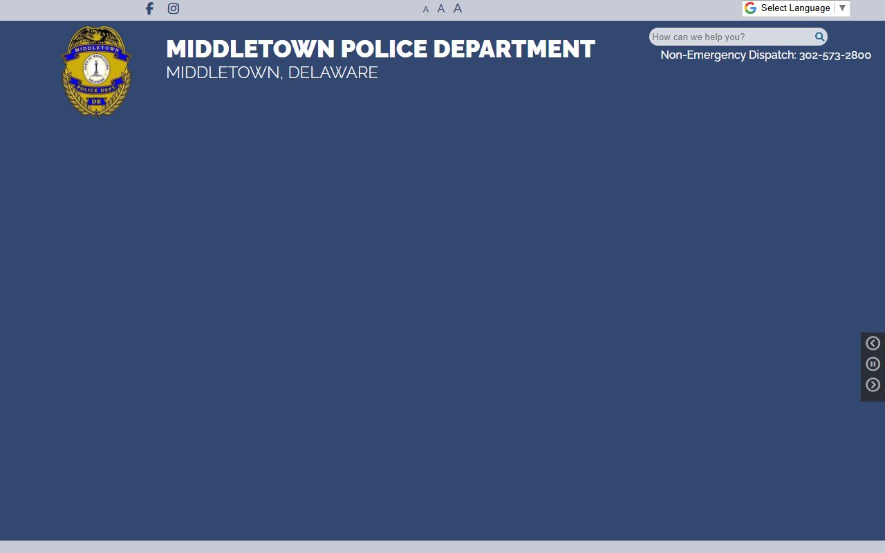 Middletown Police Department for Middletown 24 Hour Booking