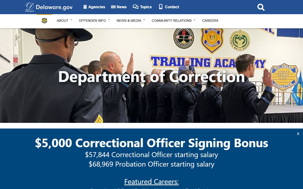 Sussex Correctional Institution 24 Hour Booking and DOC records